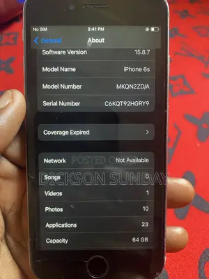 Apple iPhone 6s 64 GB Silver