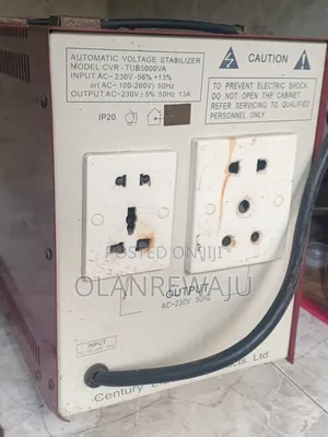 Century 5000VA Automatic Voltage Stabilizer – Good Working Condition