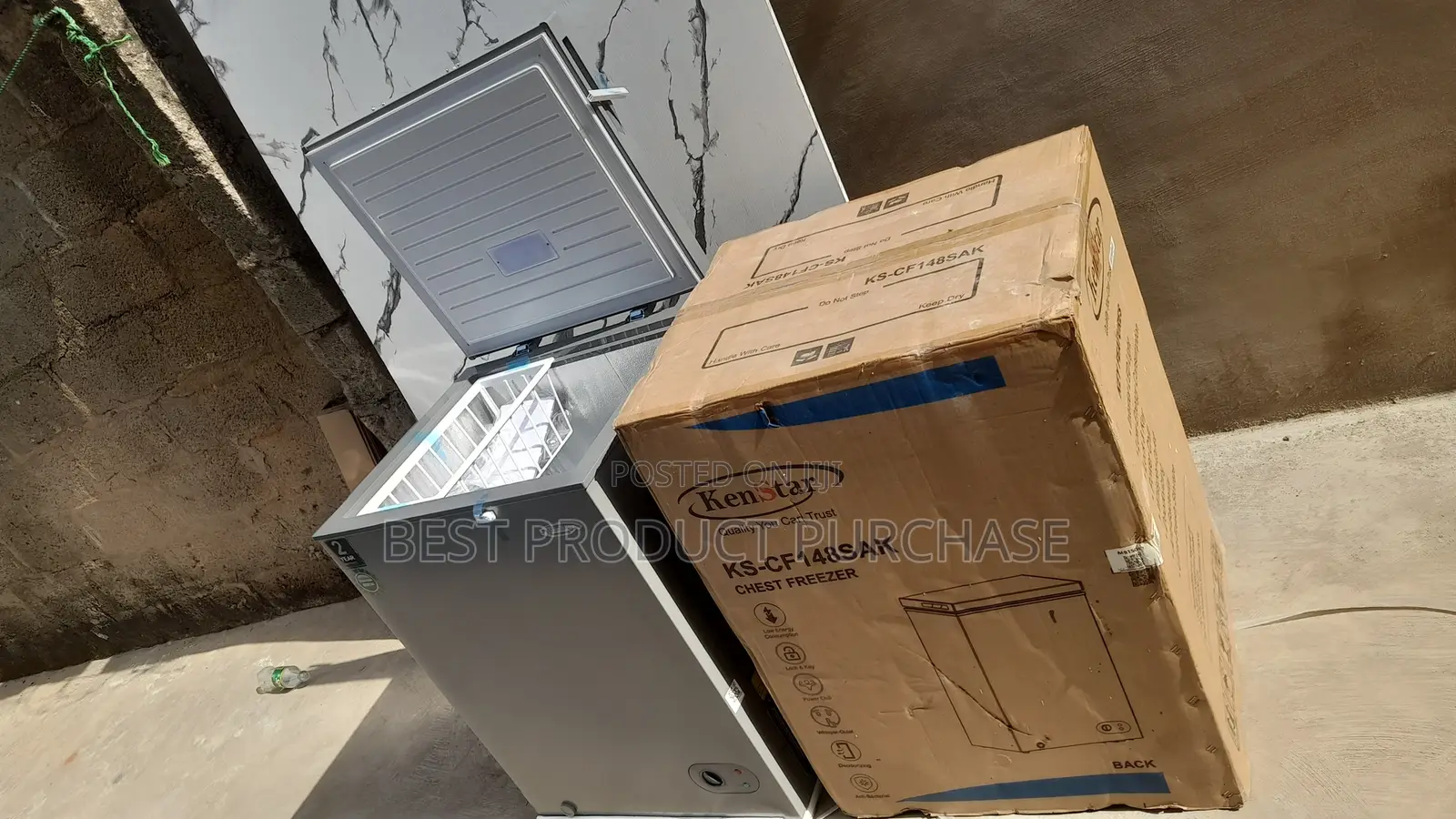 Smart Inverter Class Kenstar KS-CF148SAK Freezer Sealed