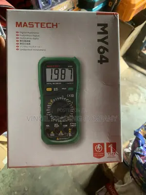 Mastech My64 Digital Multimeter - Cat Ii 1000v