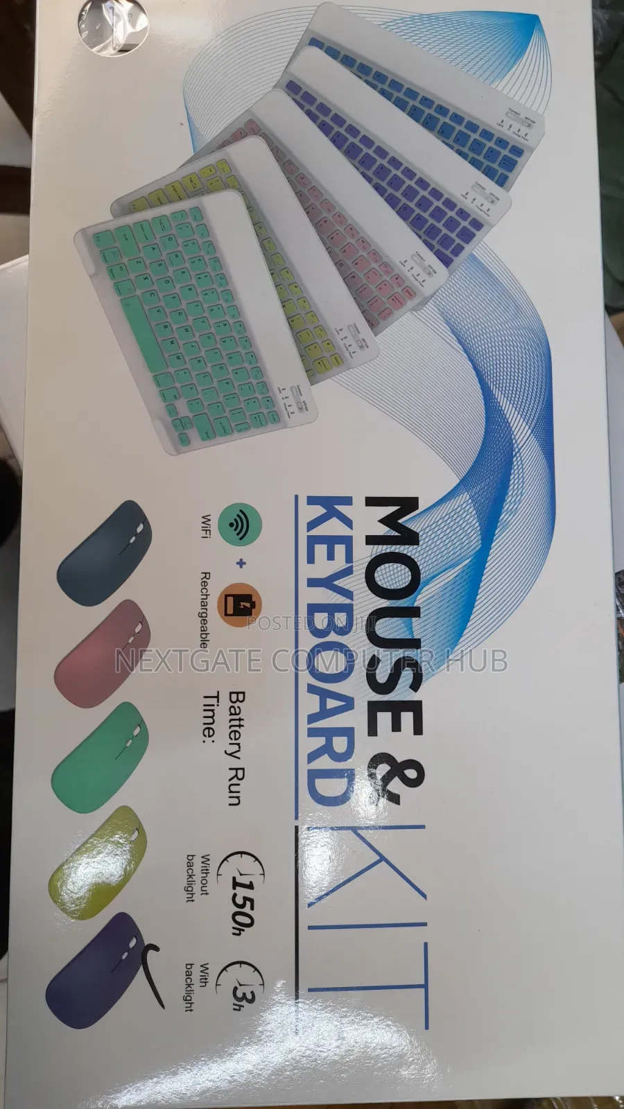Rechargeable Wireless Keyboard With Light