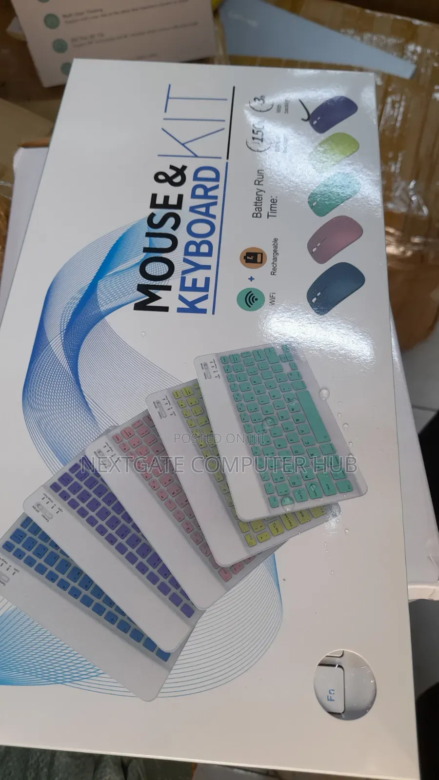Rechargeable Wireless Keyboard With Light