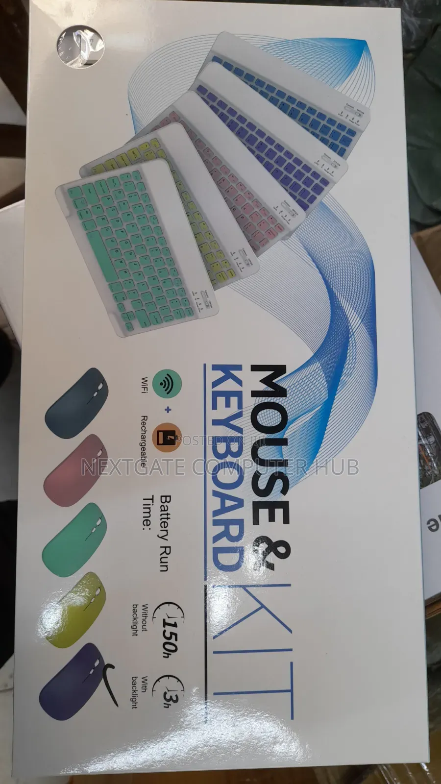Rechargeable Wireless Keyboard With Light