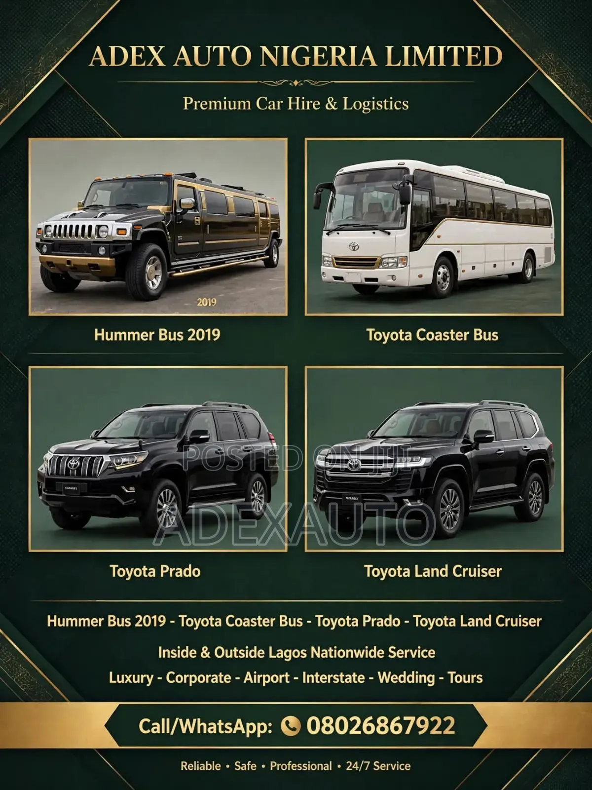 Car Rentals & Logistics