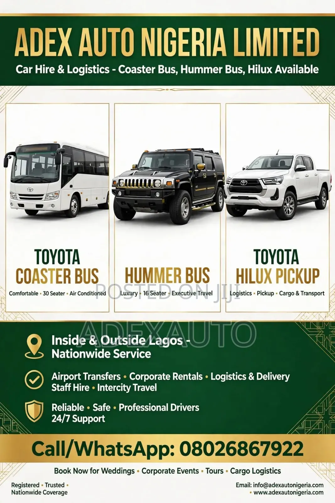 Car Rentals & Logistics