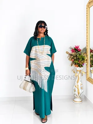 Ladies Long Gown With Asoke