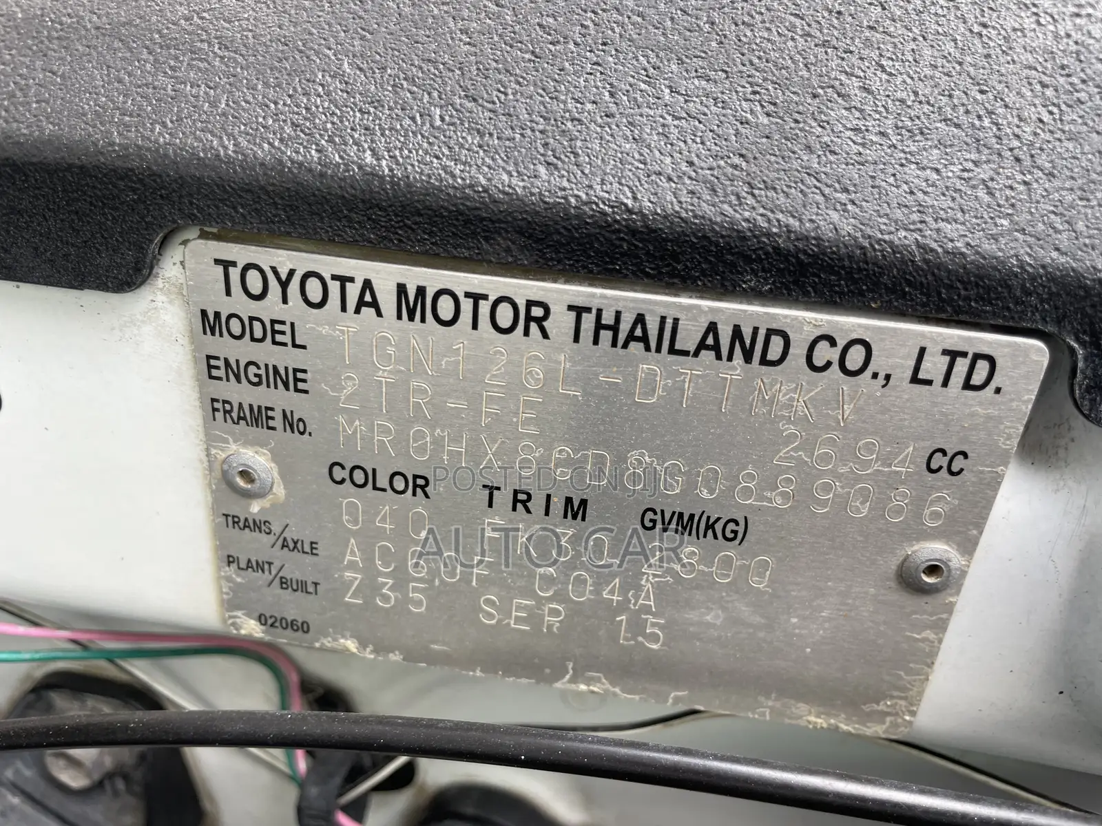 Toyota Hilux 2016 White