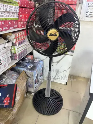 Standing Fan – Strong Air, Durable Black Design