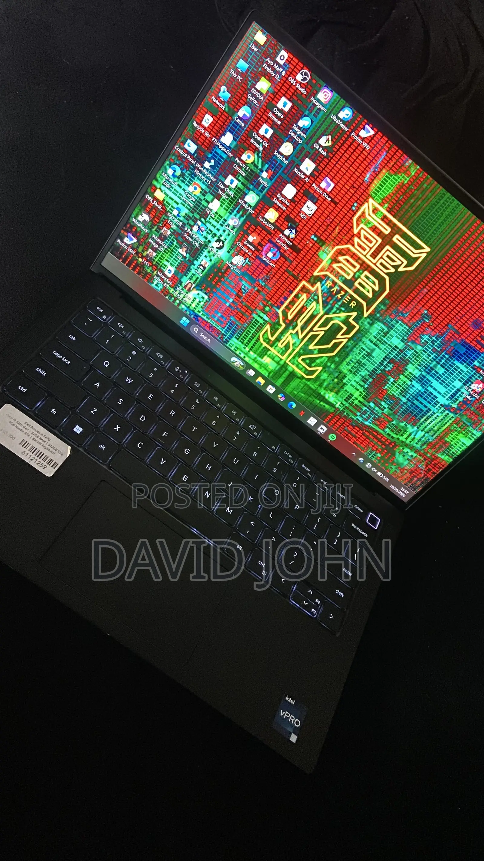 Laptop Dell Precision 5470 32GB Intel Core i9 SSD 512GB