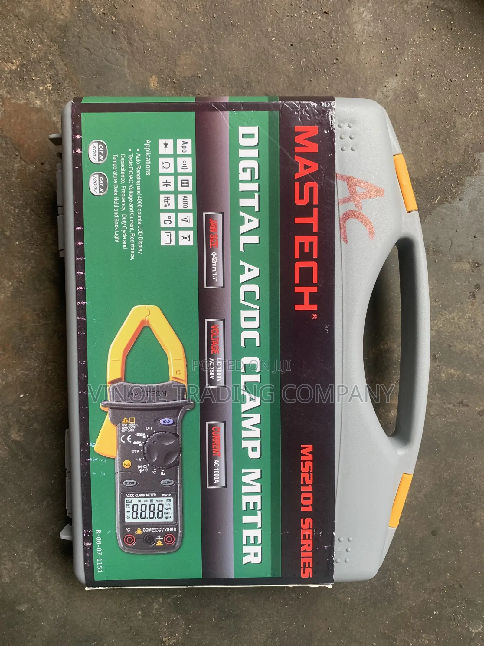MASTECH MS2101 AC/DC Clamp Meter - Digital Clamp Meter