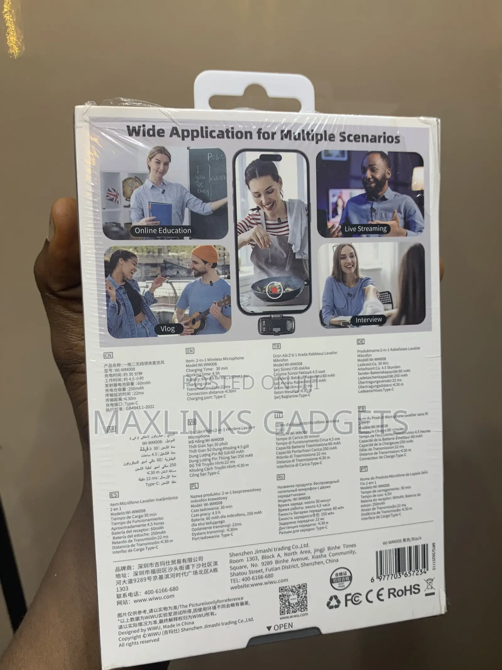 WIWU ANC MICROPHONE (Duo Wireless Microphone)
