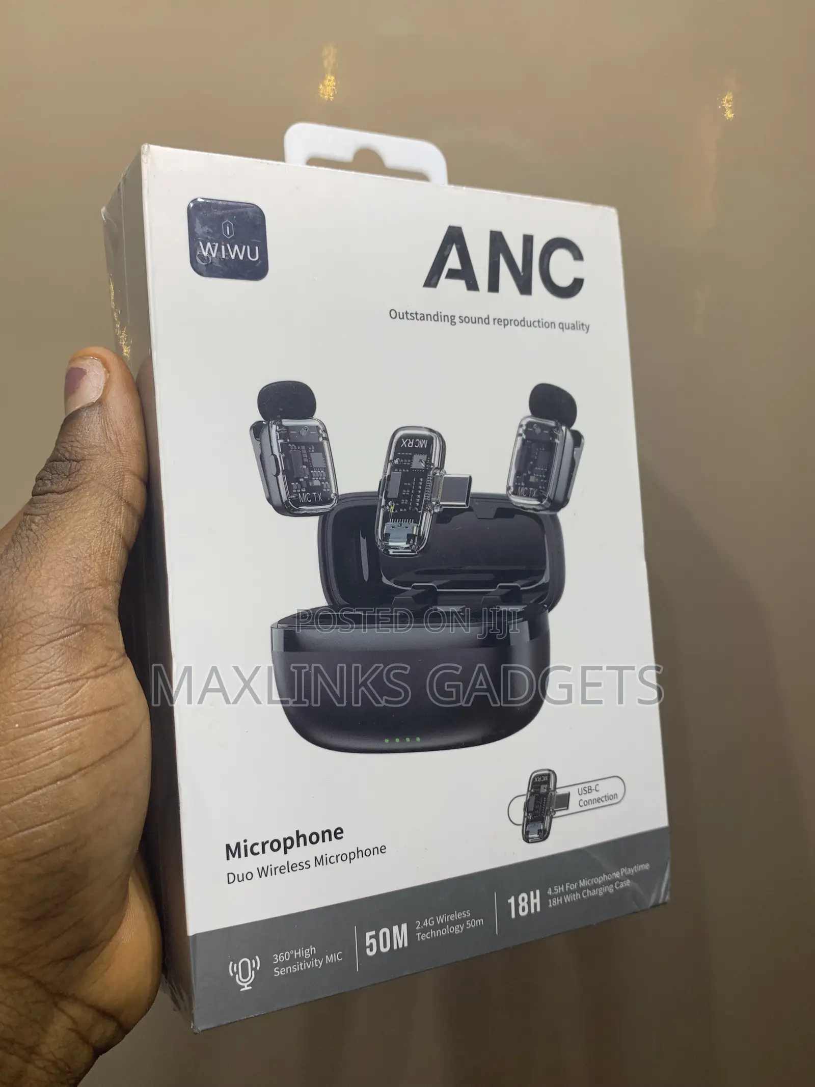 WIWU ANC MICROPHONE (Duo Wireless Microphone)