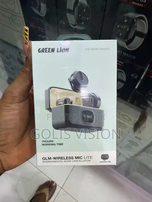 Green Lion GLM-Wireless Mic Dual-Channel Wireless Lavalier Microphone