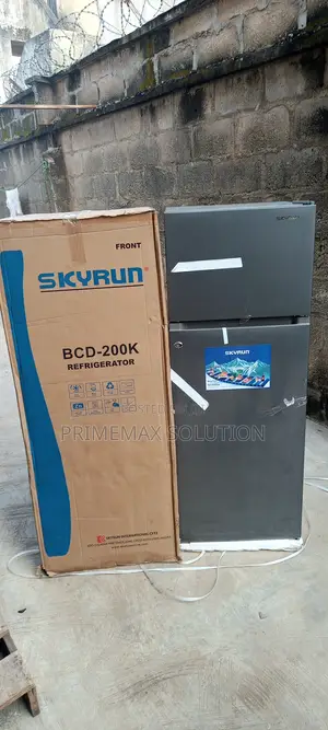 Skyrun Grey 200-Litre Refrigerator With Two Separate Door Compartments