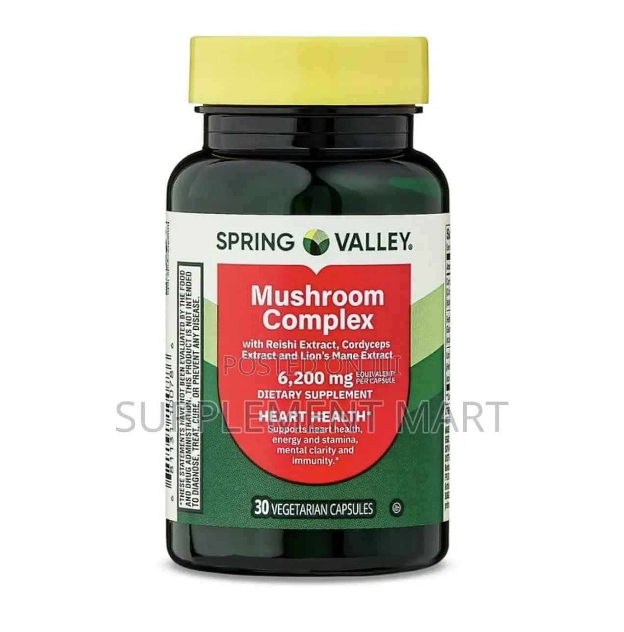 Mushroom Complex Capsules for Heart Health,