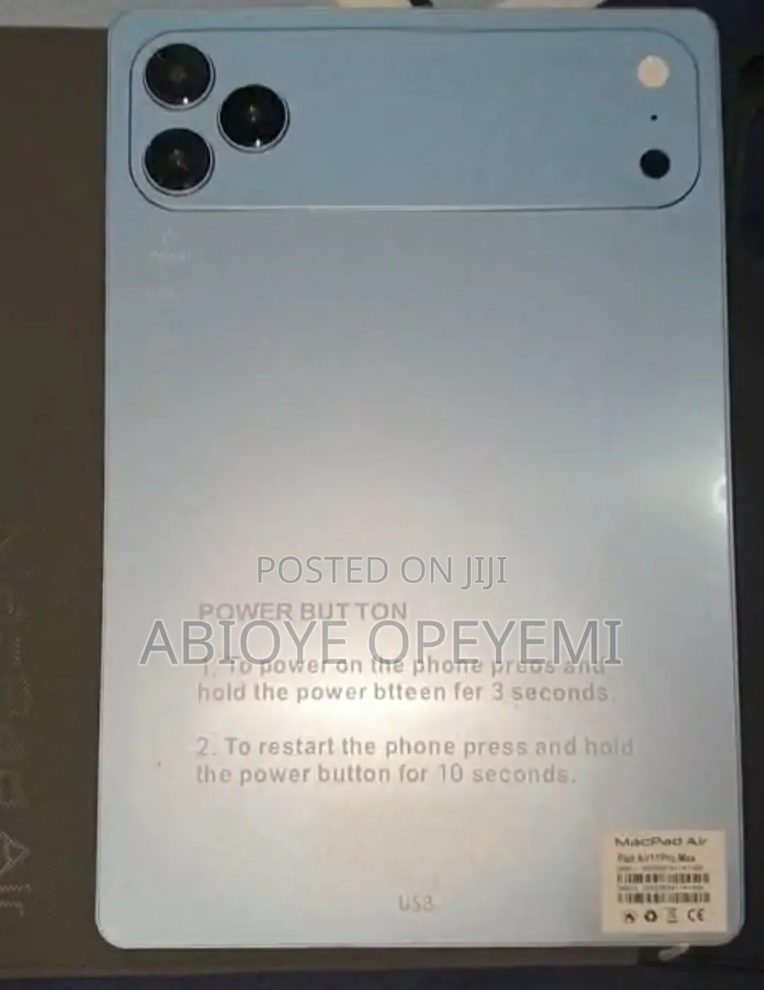 AirTab i17 Pro Max 256 GB Blue