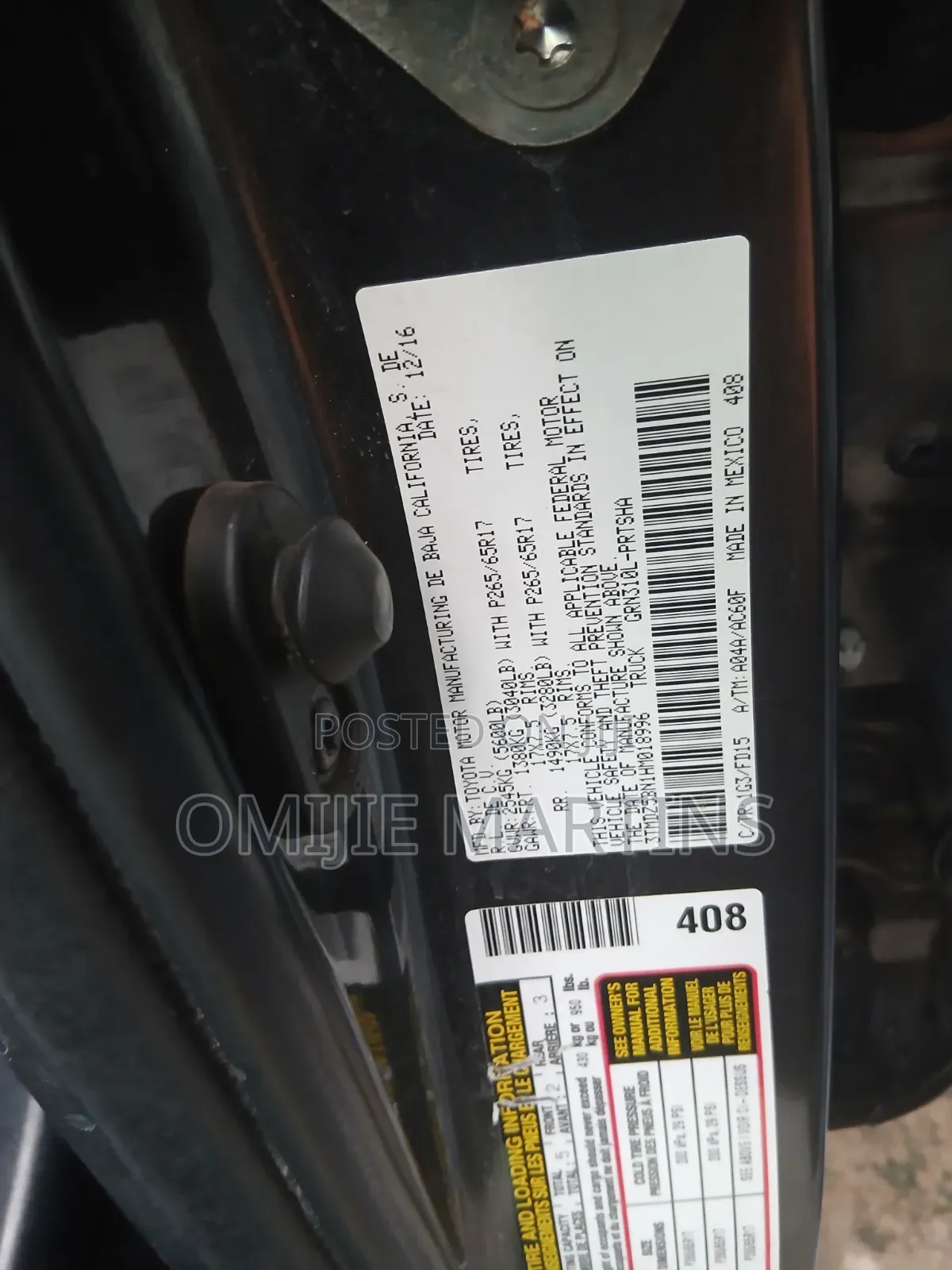 Toyota Tacoma 2017 Gray