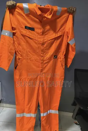 Original Red Wings FR Coveralls – Orange & Navy Blue
