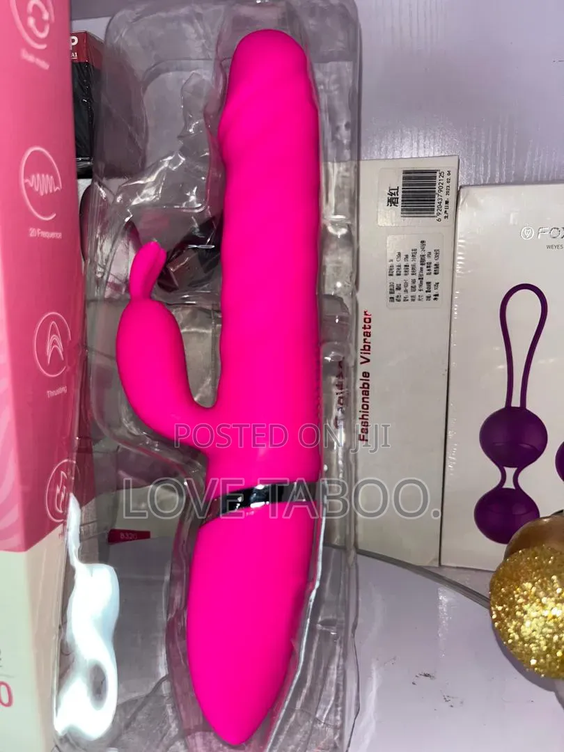 Rabbit Thrusting Vibrator Double Function Stimulator