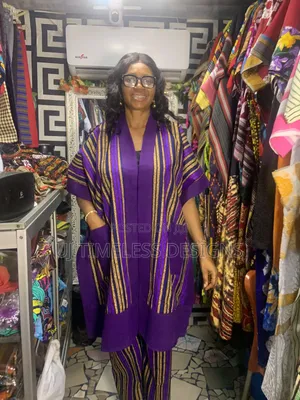 Lovely Ankara Kimono Jacket With Trouser