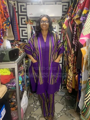 Lovely Ankara Kimono Jacket With Trouser