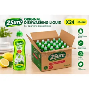 2Sure Dishwash Original Fresh 250ml – 24 Pieces