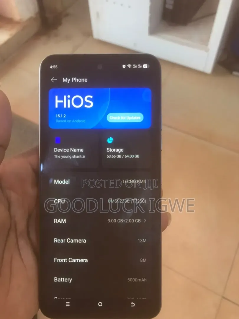 Tecno Pop 10 64 GB Silver