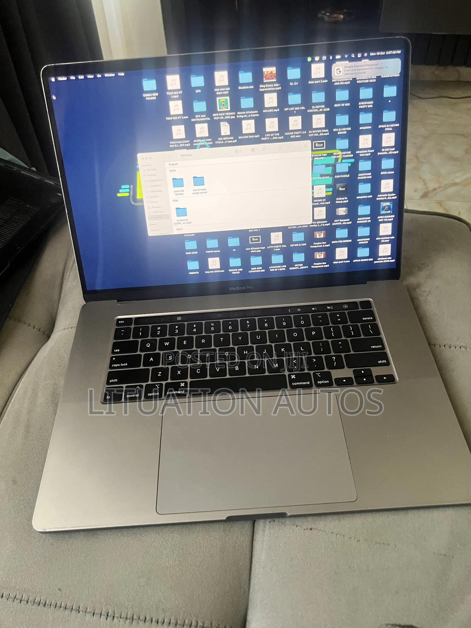 Laptop Apple MacBook Pro 2019 16GB Intel Core i9 SSD 1T
