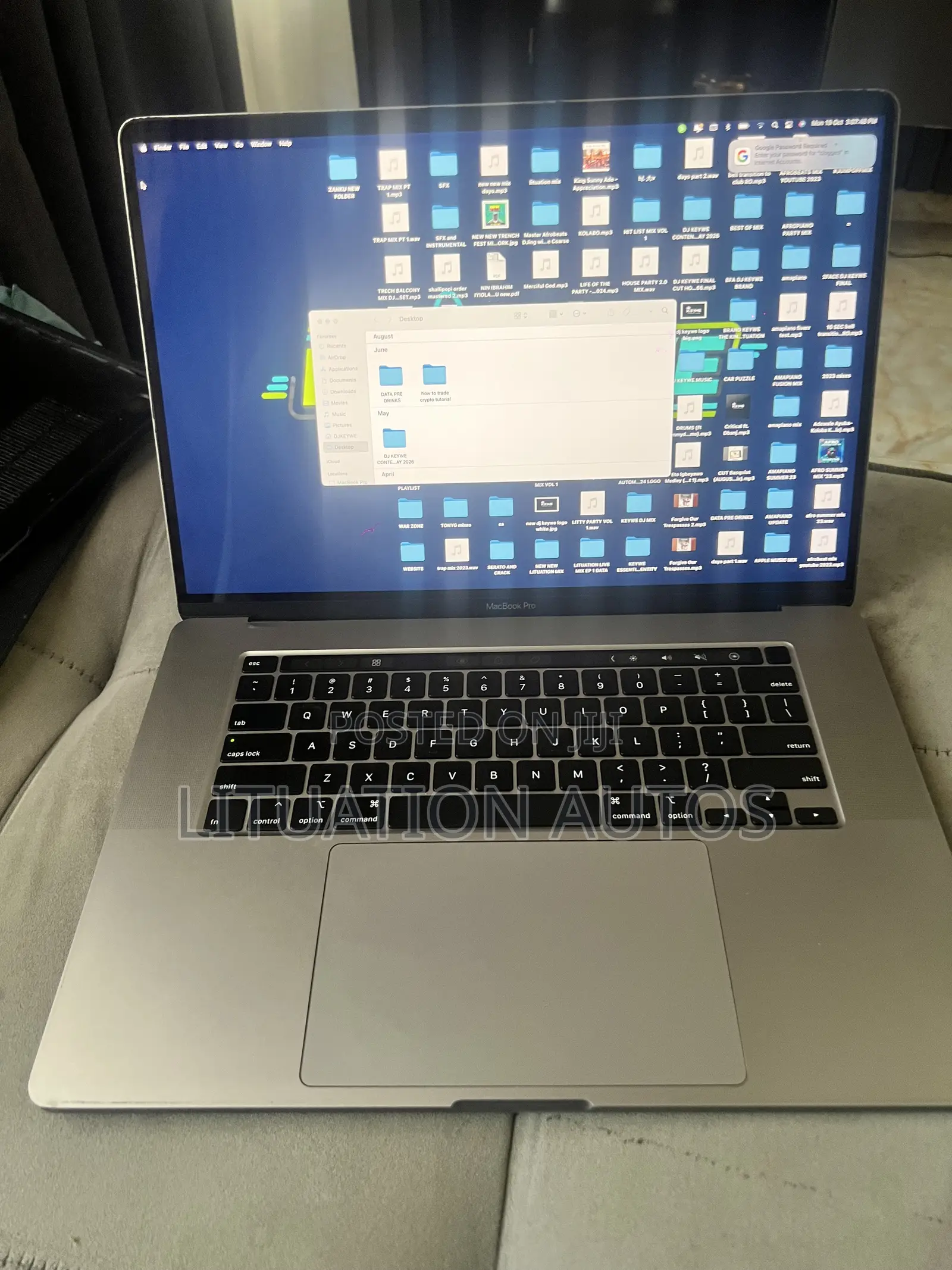 Laptop Apple MacBook Pro 2019 16GB Intel Core i9 SSD 1T