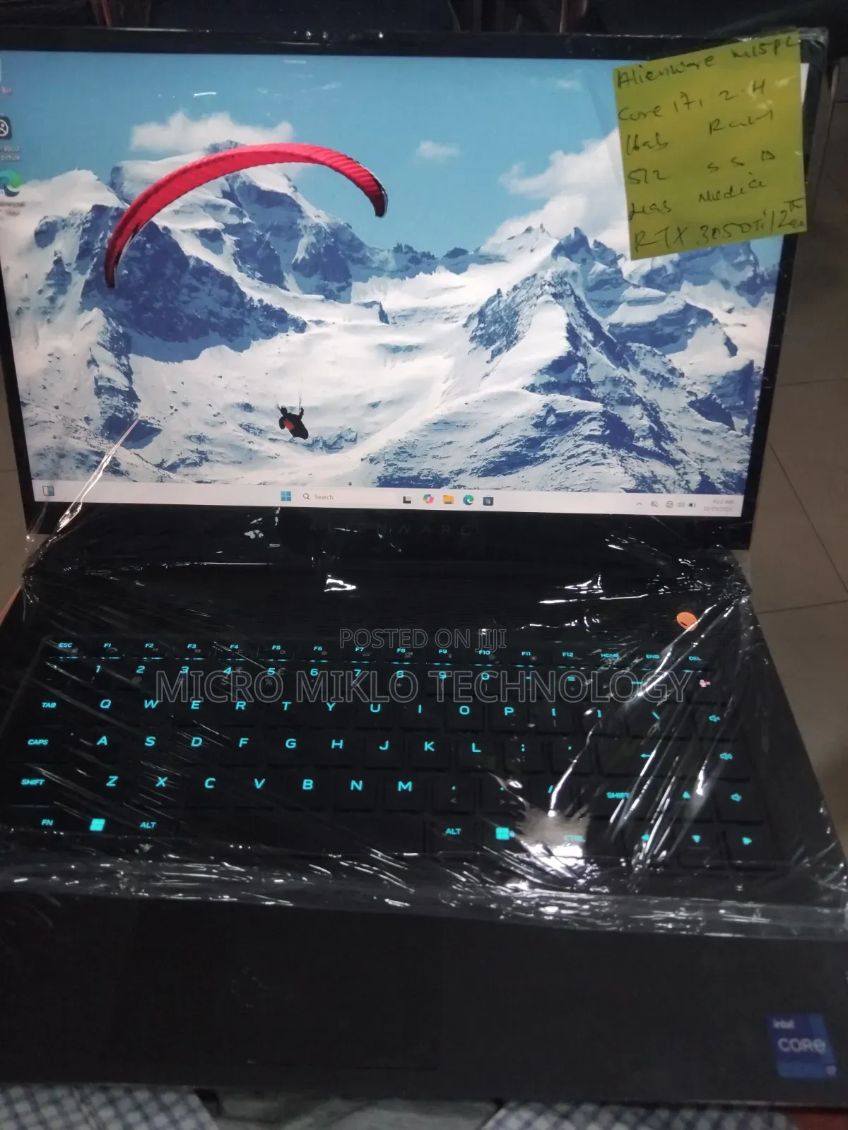Laptop Alienware M15 16GB Intel Core i7 SSD 512GB