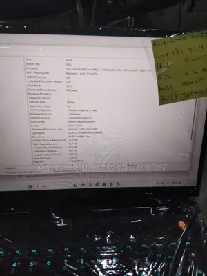 Laptop Alienware M15 16GB Intel Core i7 SSD 512GB