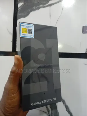 New Samsung Galaxy S21 Ultra 5G 128 GB Silver