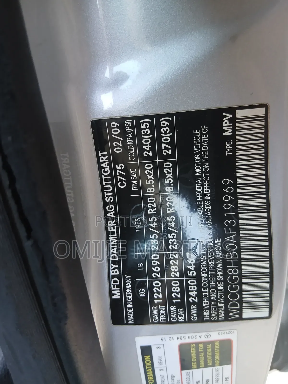 Mercedes-Benz GLK-Class 2009 Gray