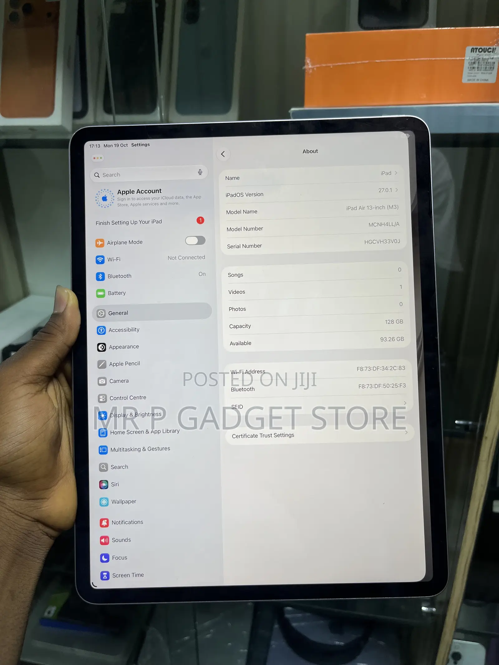 Apple iPad Air 13 (2025) 128 GB Gray