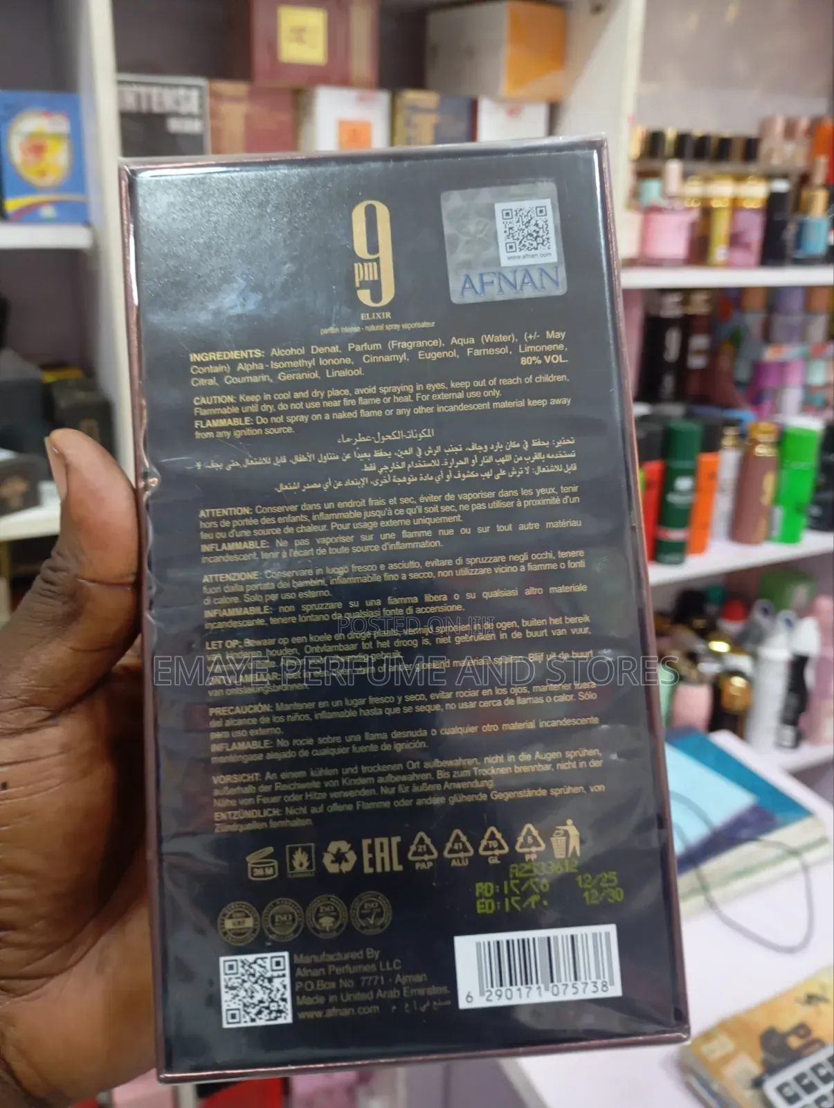 Afnan 9pm Elixir 100ml