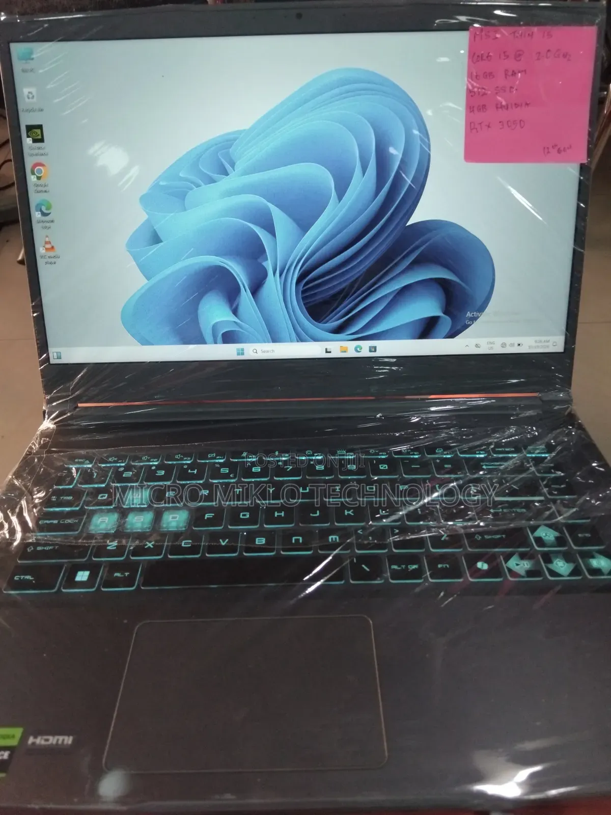 Laptop MSI GF75 Thin 1GB Intel Core i5 SSD 512GB