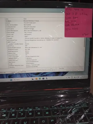 Laptop MSI GF75 Thin 1GB Intel Core i5 SSD 512GB