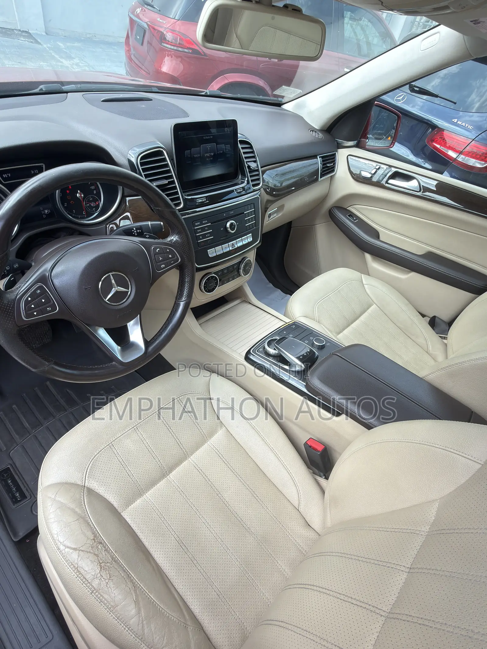 Mercedes-Benz GLE-Class 2016 Red