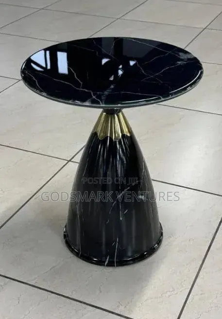 Marble Side Stool for Newspaper and Coffee