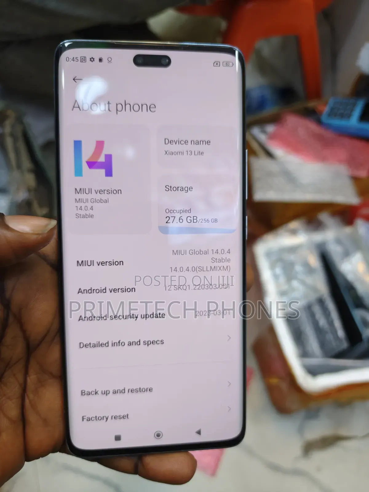 Xiaomi 13 Lite 256 GB Blue
