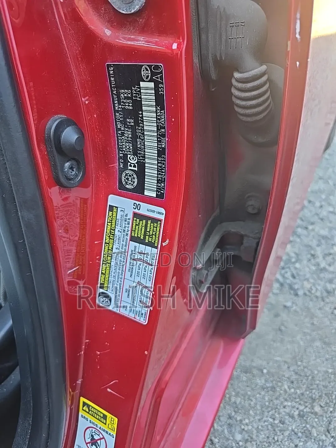 Toyota Corolla 2015 Red