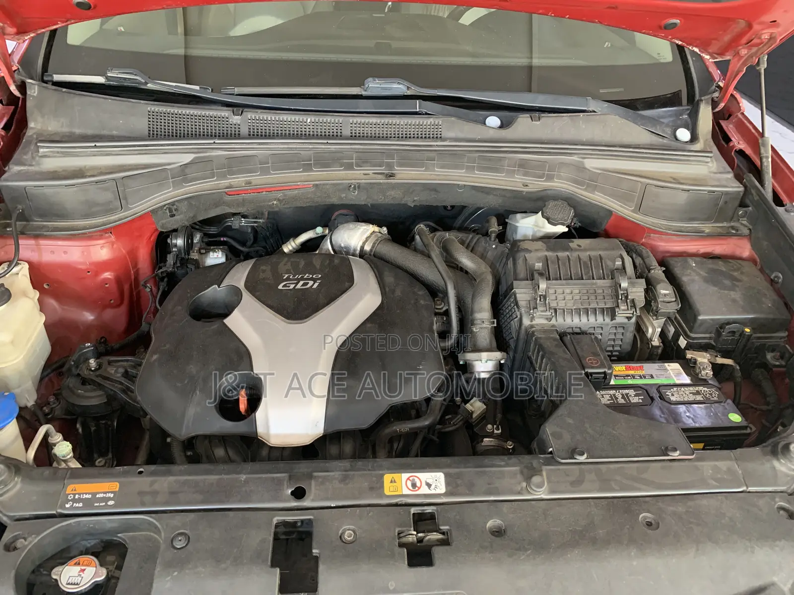 Hyundai Santa Fe 2014 Red
