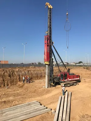 CFA Pile Boring for Building Foundations