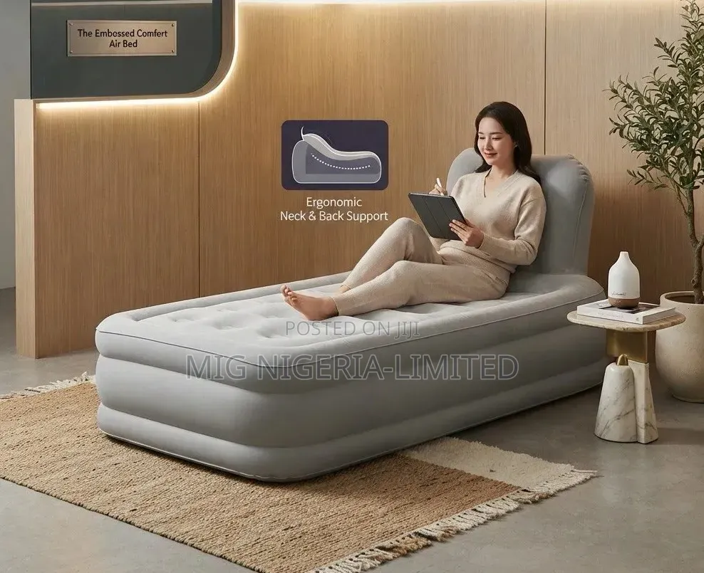 Inflatable Bed Back and Neck Support 210cmx90cm