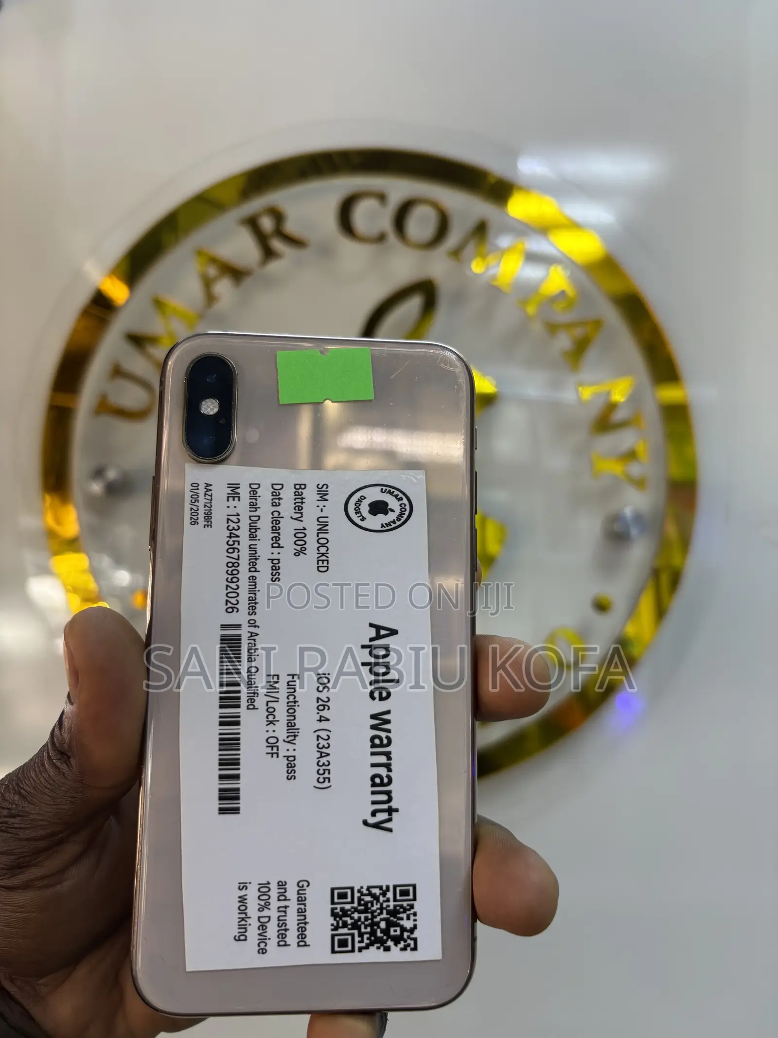 Apple iPhone XS 64 GB Gold