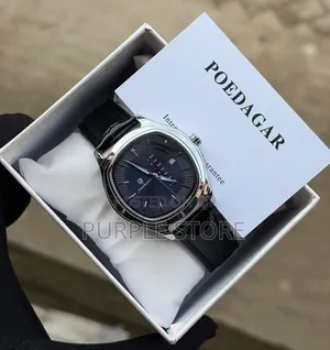Poedagar Unisex Leather Watch