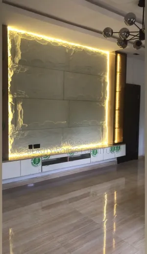 TV Panel and Shelves