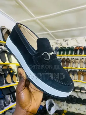 Black Suede Loafers for Men
