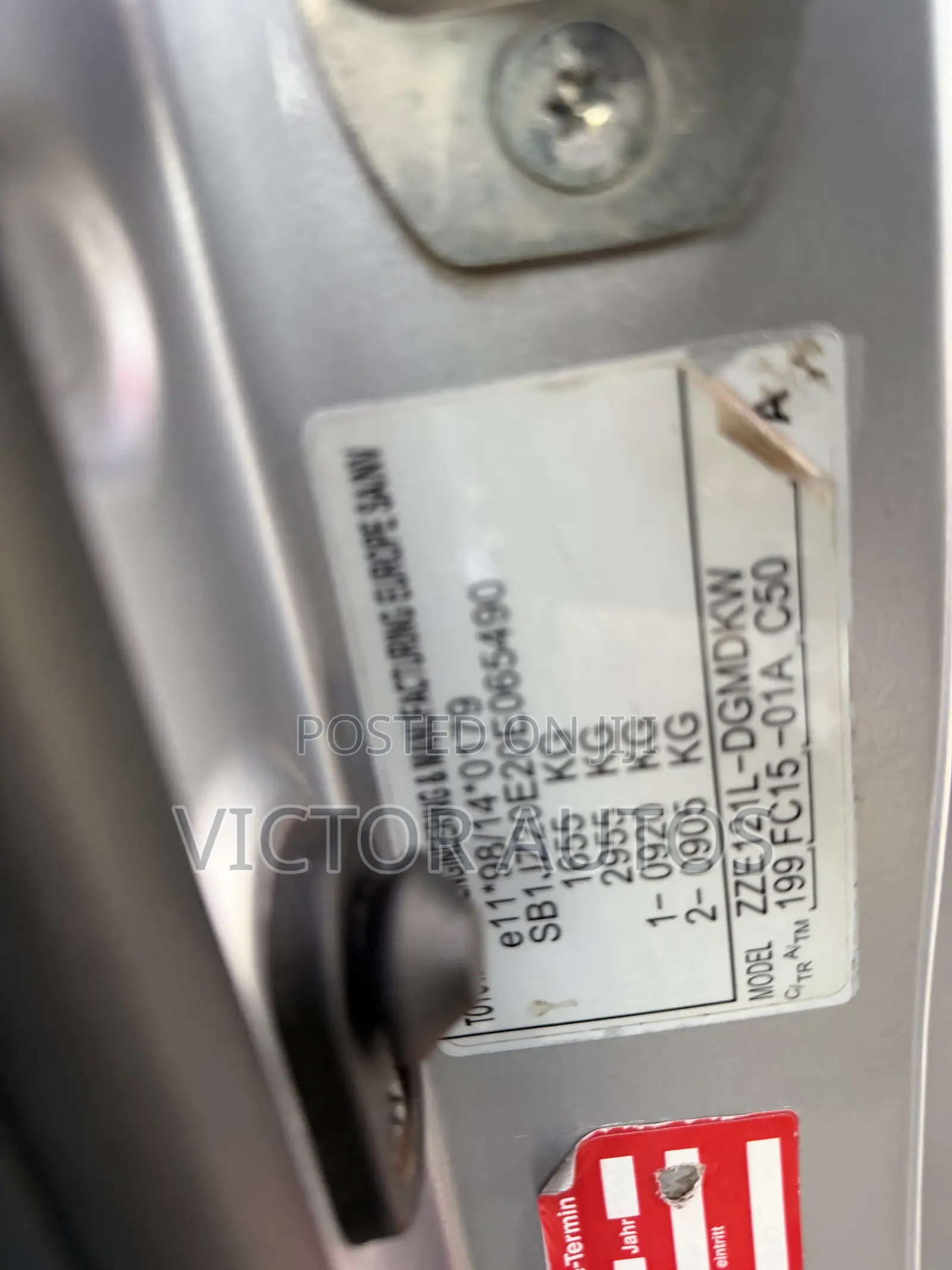 Toyota Corolla 2004 Silver