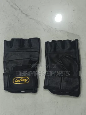 Leather Gym Gloves for Weightlifting and Fitness